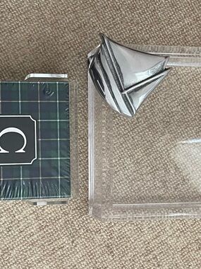 4pc set Acrylic napkin holder,coaster holder,”C”coasters & sailboat weight